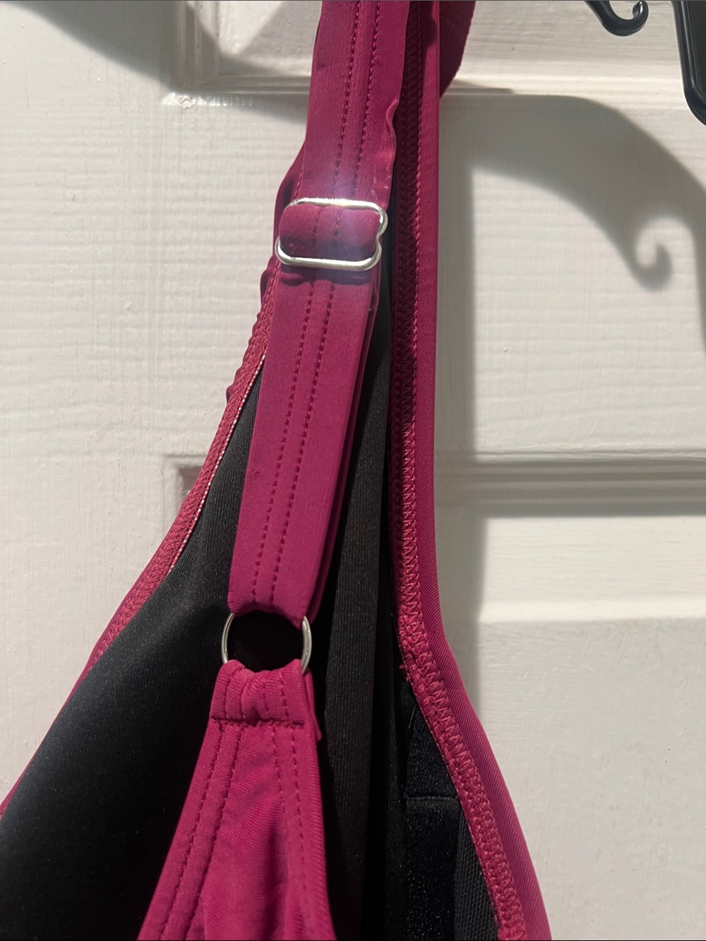 DKNY Magenta Ruffled One-Piece Swimsuit - Picture 10 of 12